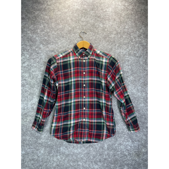 Ralph Lauren Other - Ralph Lauren Shirt Boys Large 14-16 Plaid Button Down Long Sleeve Pony Embroider